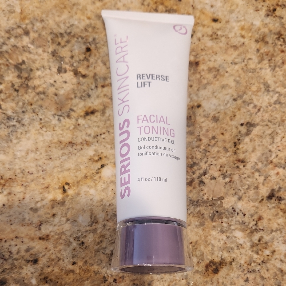 Reverse LIFT Facial Toning Conductive Gel - White. New!!